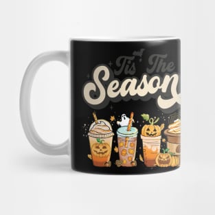 Tis The Season Pumpkin Spice Latte Halloween Fall Coffee Mug